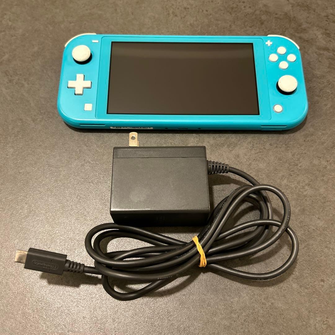 Nintendo Switch Lite 本体 ターコイズ 充電器付き