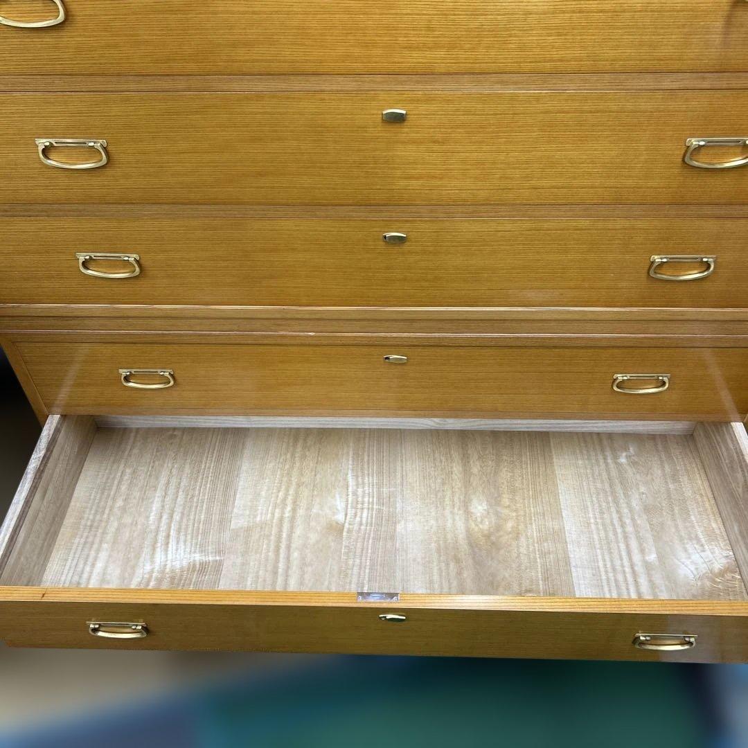 府中　松創 桐箪笥タンス 鍵付き 高級　桐たんす