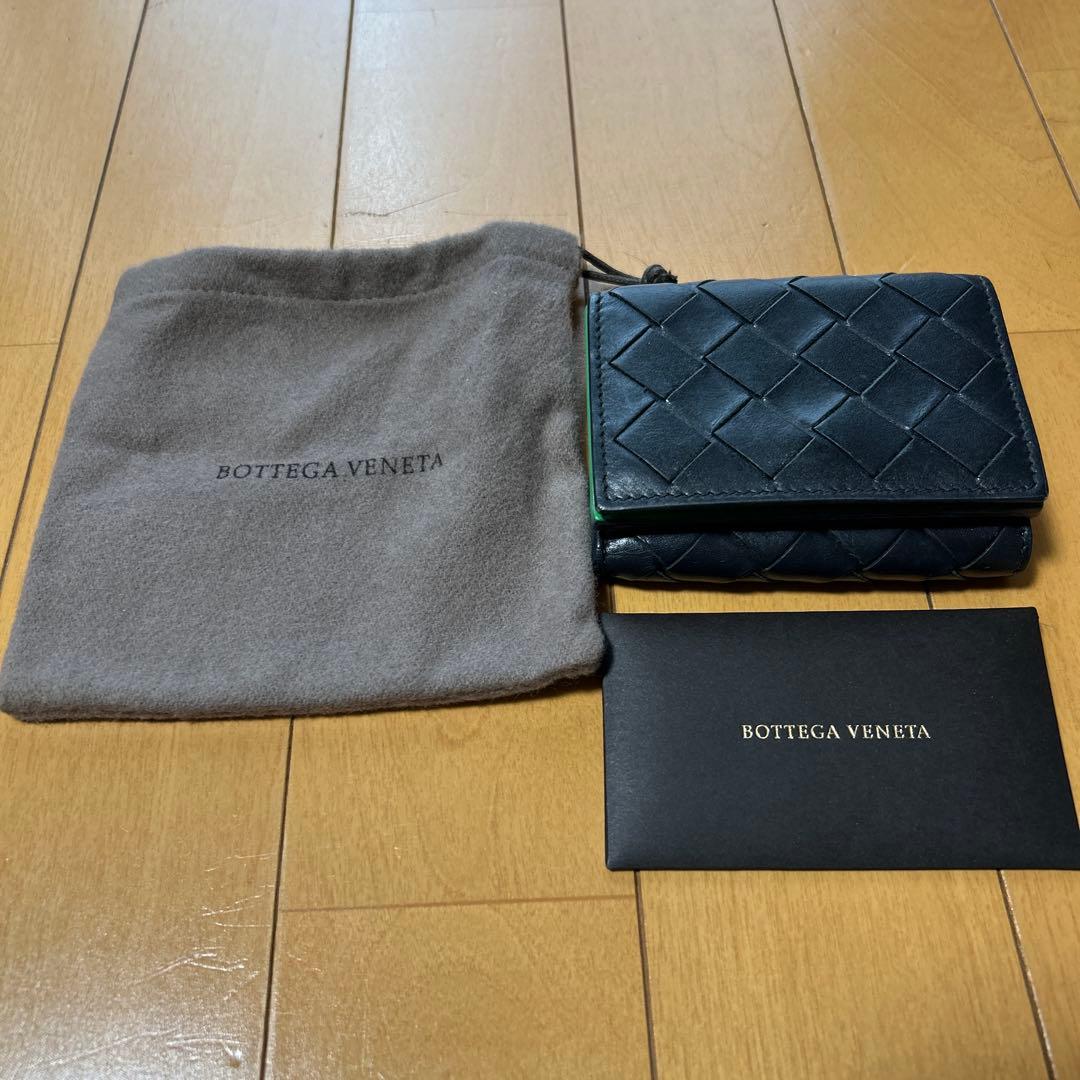 Bottega Veneta 三つ折り財布 ブラック