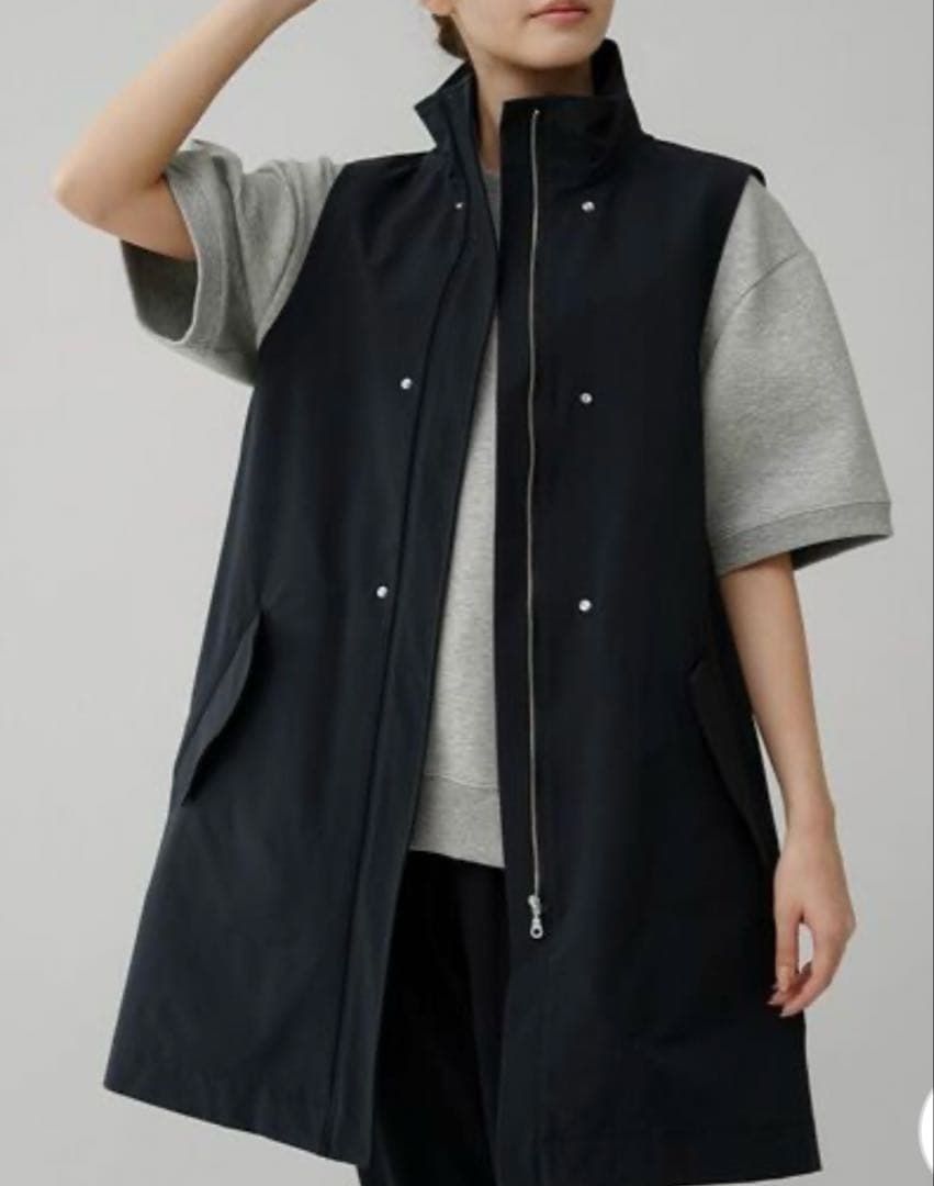 新品　yort 定価¥3万6300円　3way コート　ジャケット　ロングジレ