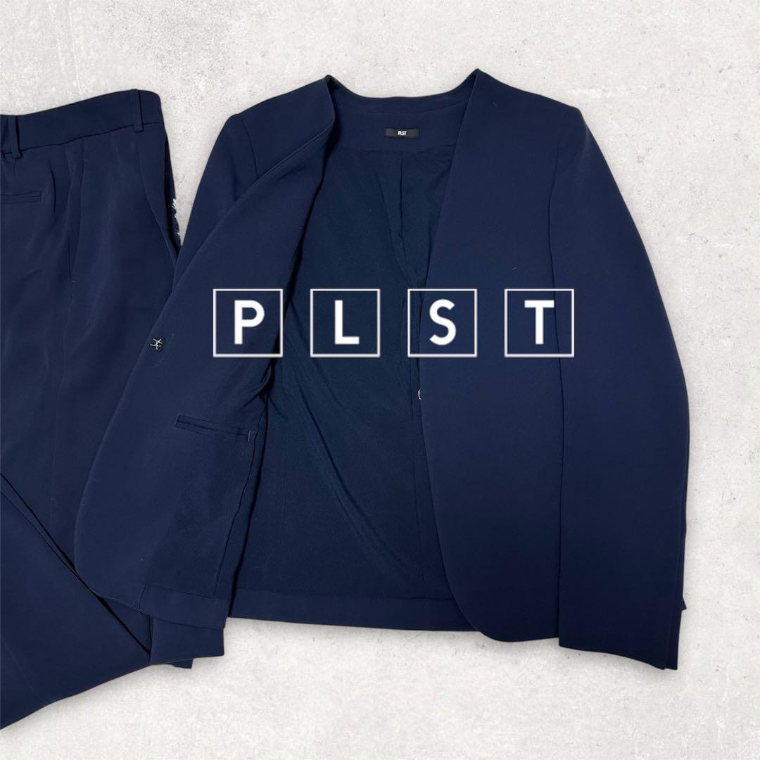 【美品】PLST トリアセブレンド セットアップ ネイビー S 2024年モデル