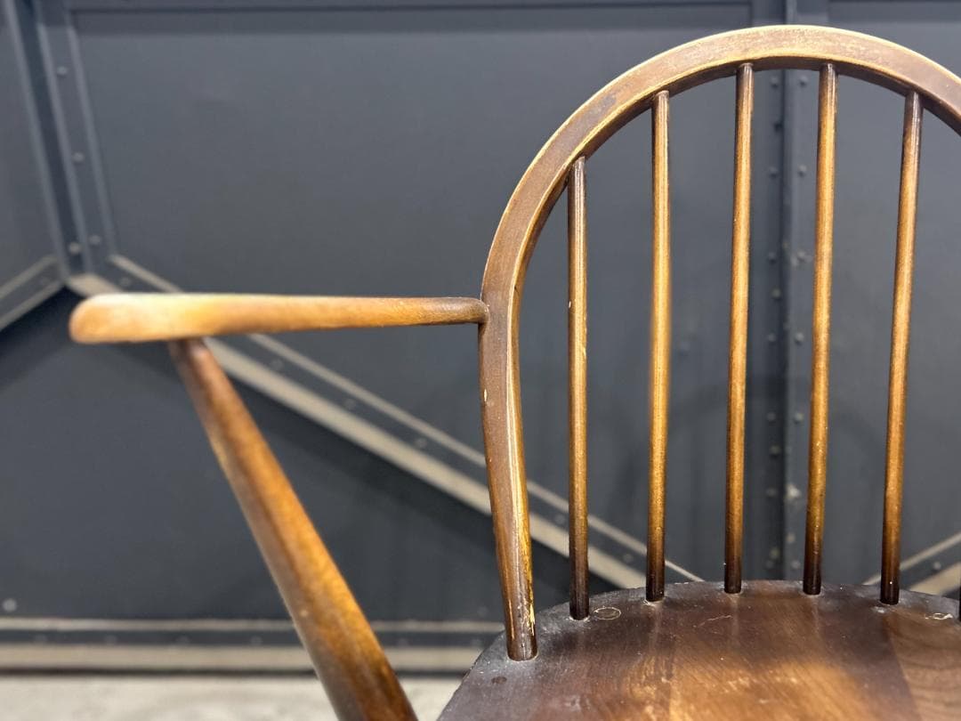 【英国Vintage】アーコール / ERCOL｜アーム付きフープバックチェア｜