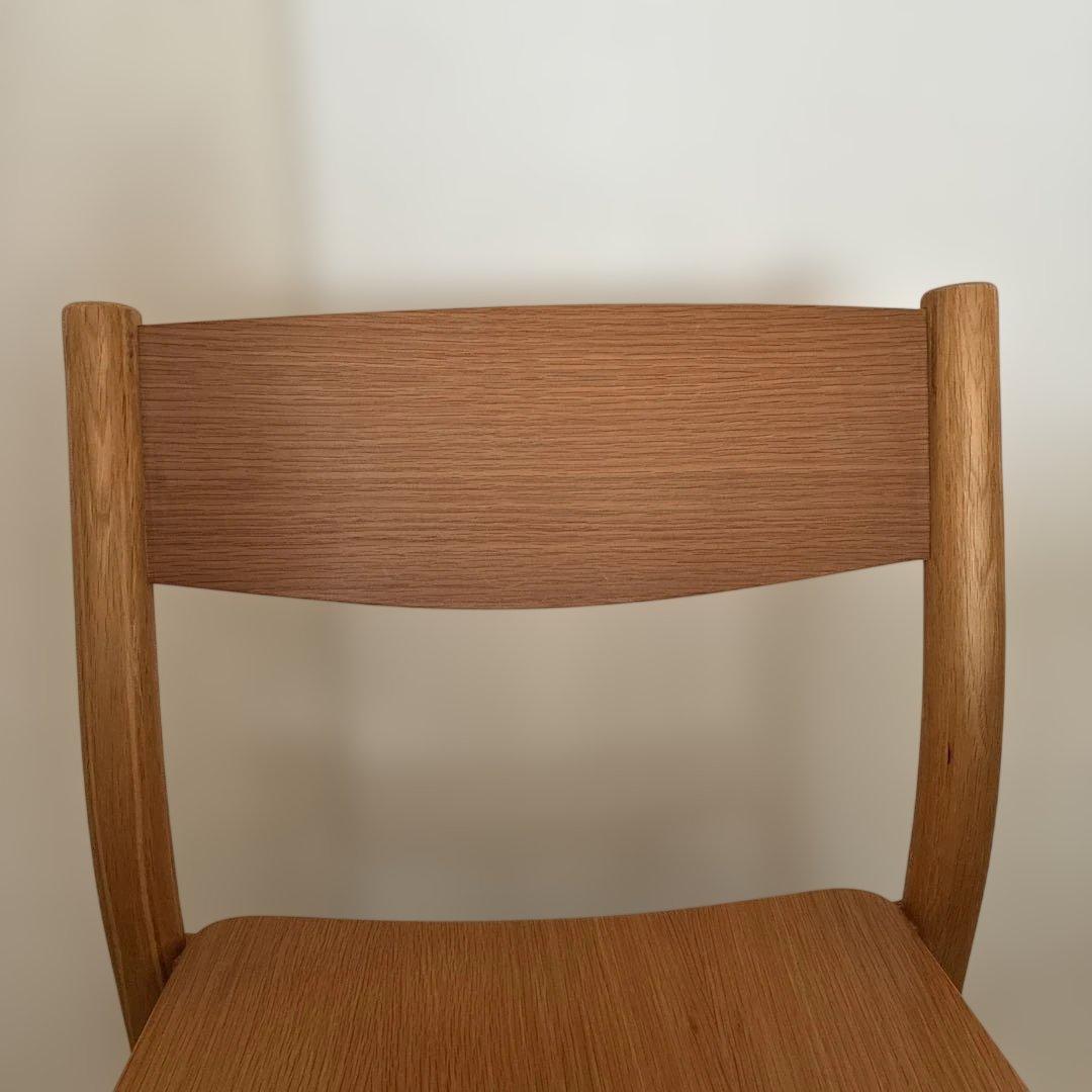 無印良品　オーク材ダイニングチェア