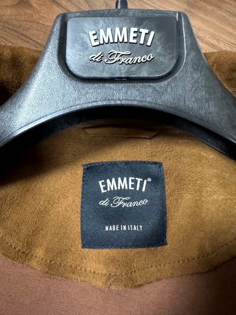 セール✨美品✨EMMETI エンメティ　46 スエード ジャケット