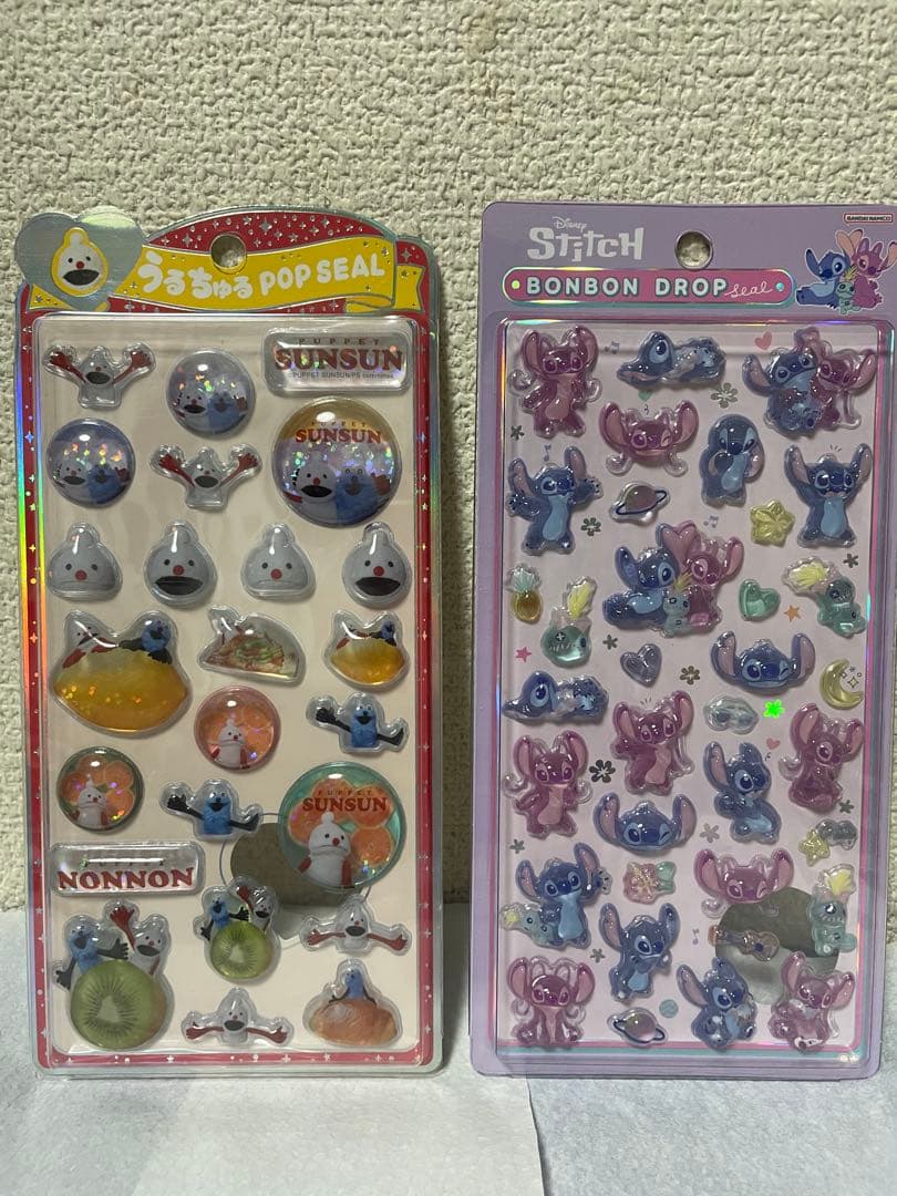 【正規品】ボンボンドロップシール ディズニー6枚セット