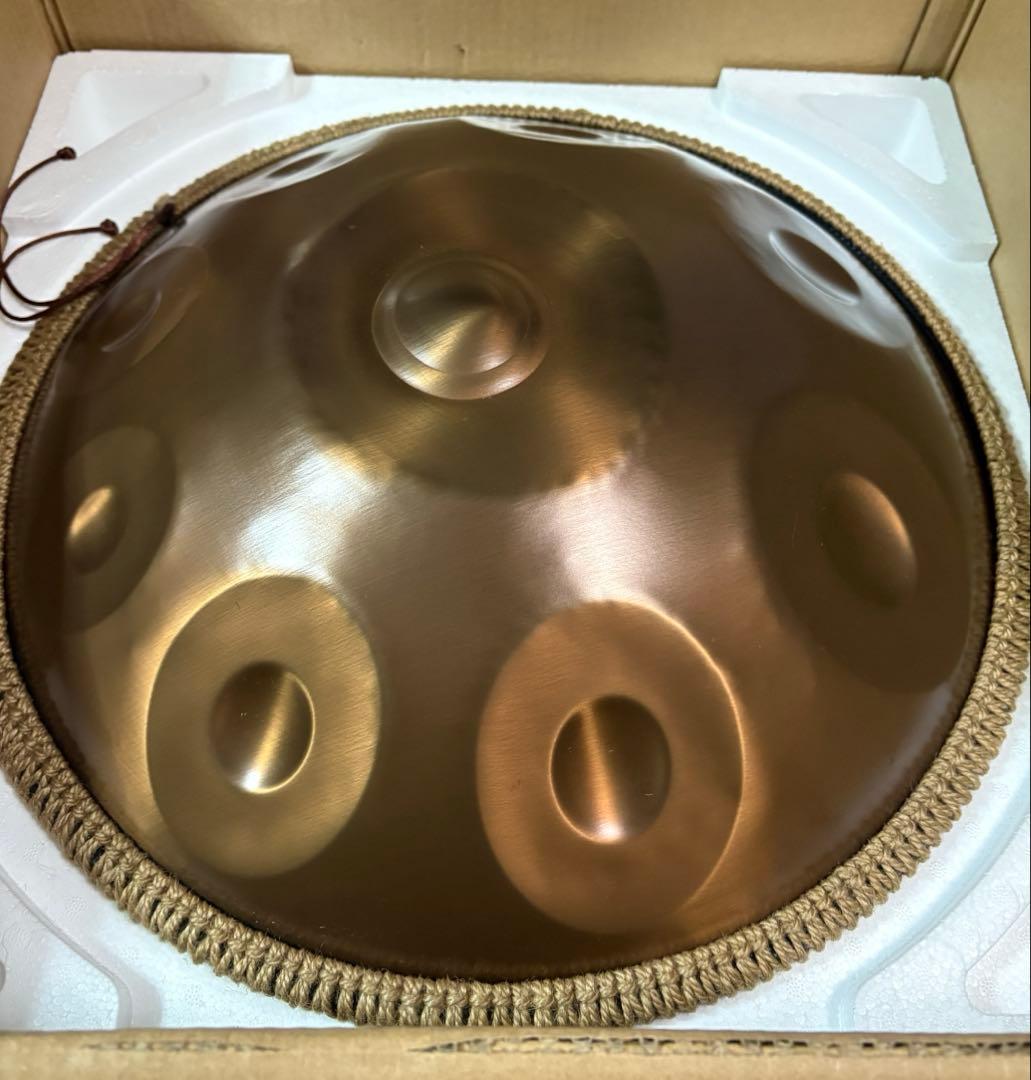 スティールドラム　ハンドパン　スタンド、ケース付き　タングドラム