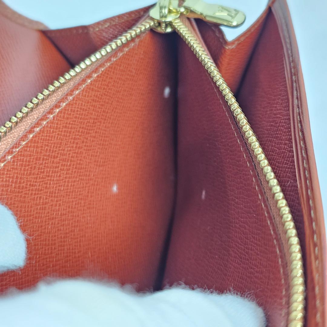 ルイヴィトン 長財布 エピ ポルトフォイユ サラ ケニアブラウン 茶