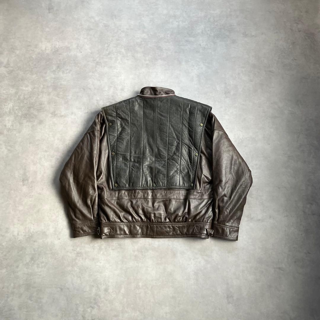 ジャケット・アウター 80s special gimmick leather jacket y2k