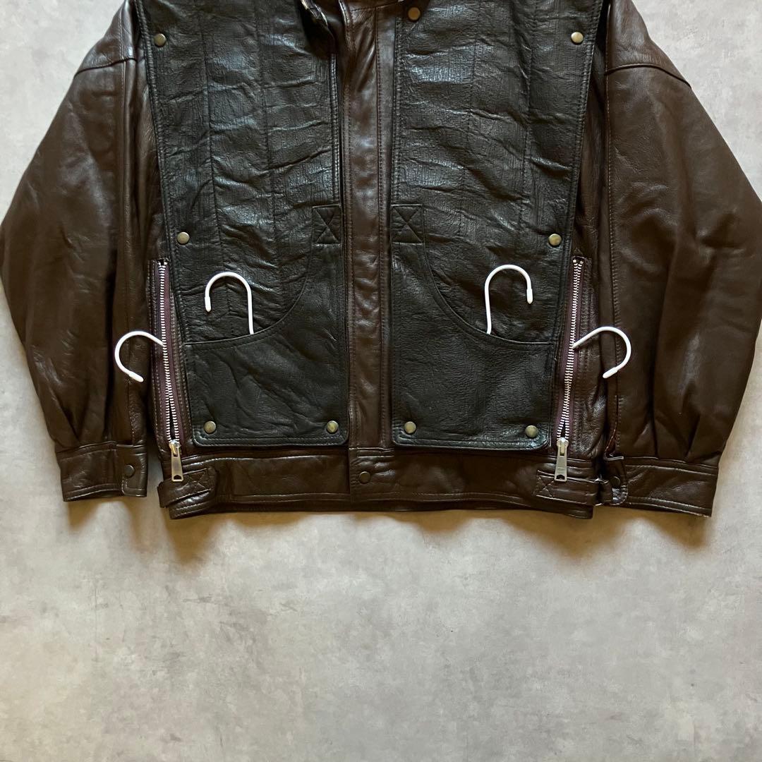 ジャケット・アウター 80s special gimmick leather jacket y2k