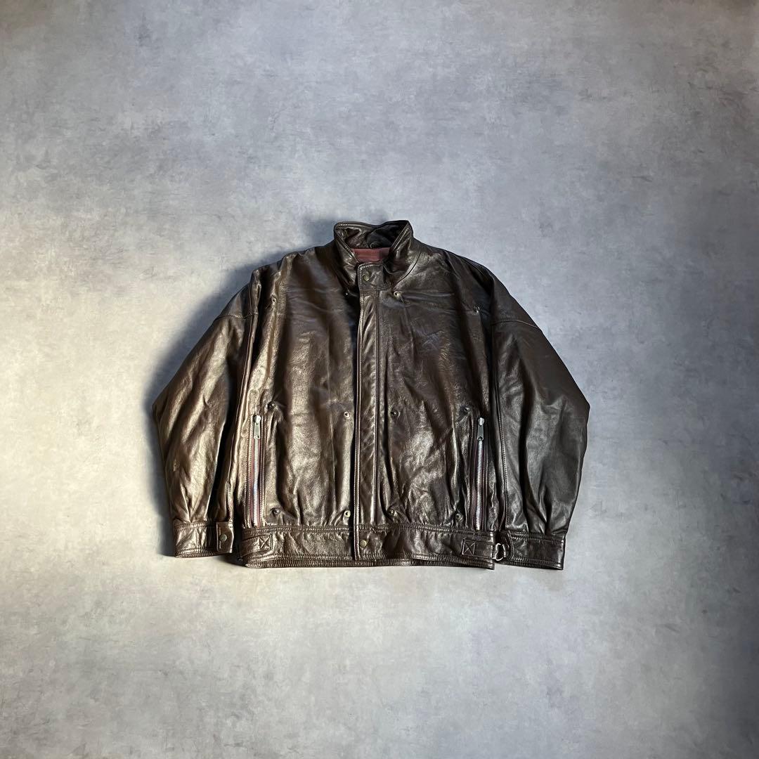 ジャケット・アウター 80s special gimmick leather jacket y2k
