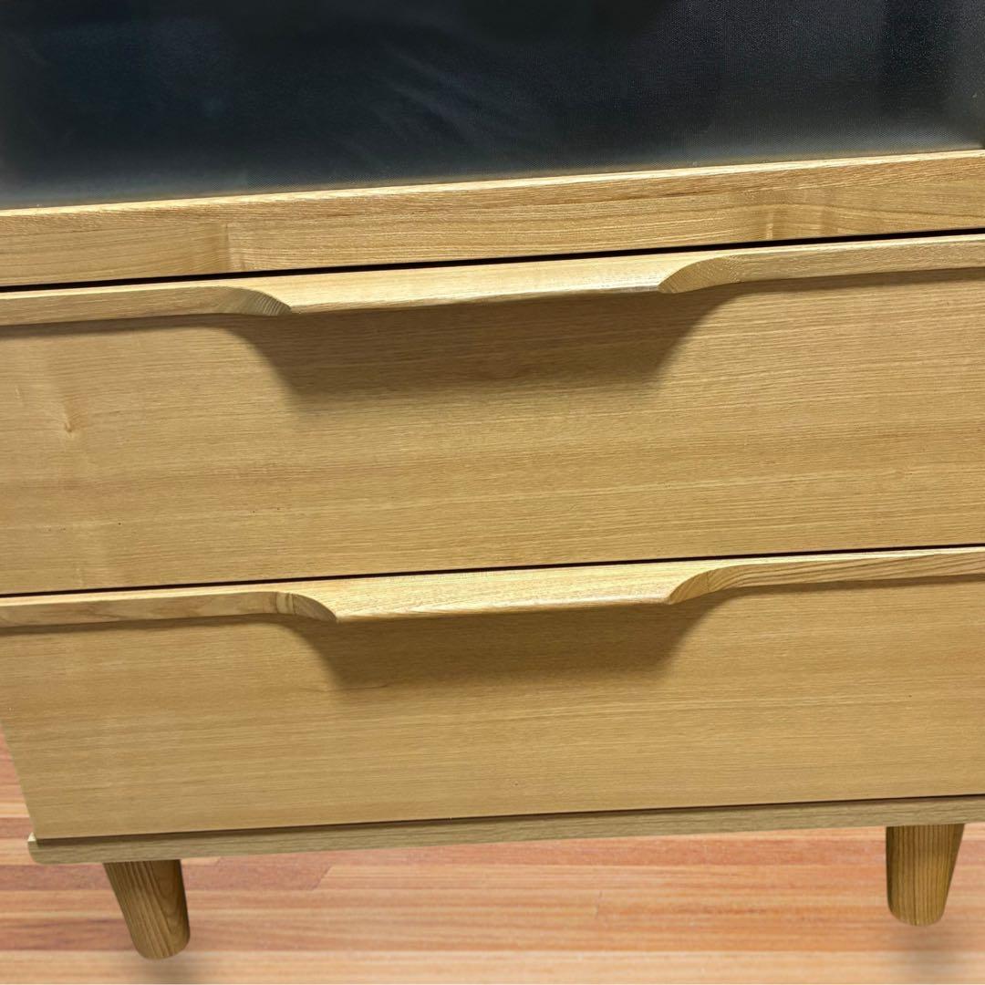 【極美品】上質ナチュラル 筑波産商 AL-63 チェスト 3段収納