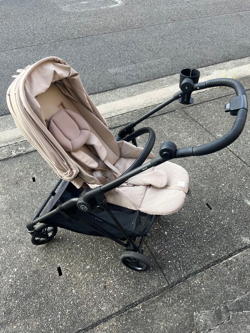 サイベックス　メリオカーボン2024年製　アーモンドベージュ　カップホルダー付