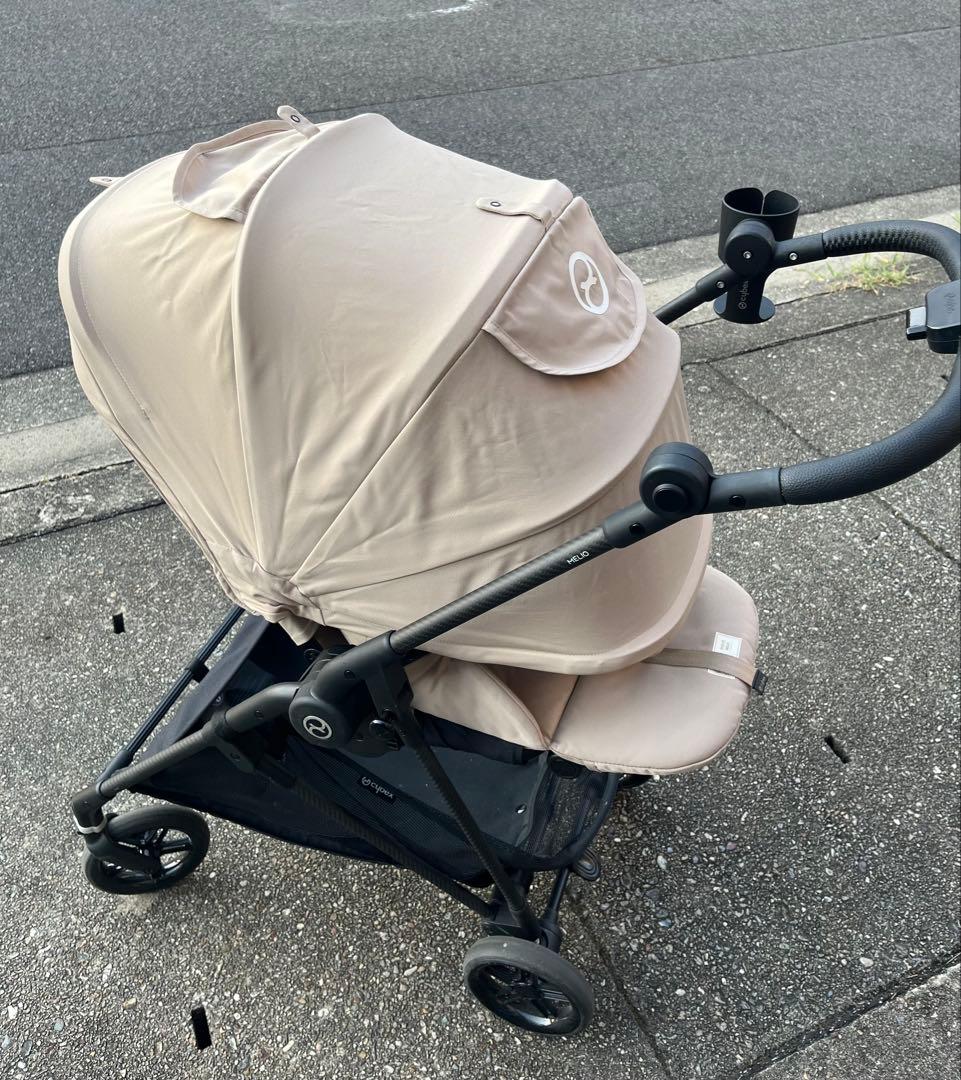 サイベックス　メリオカーボン2024年製　アーモンドベージュ　カップホルダー付