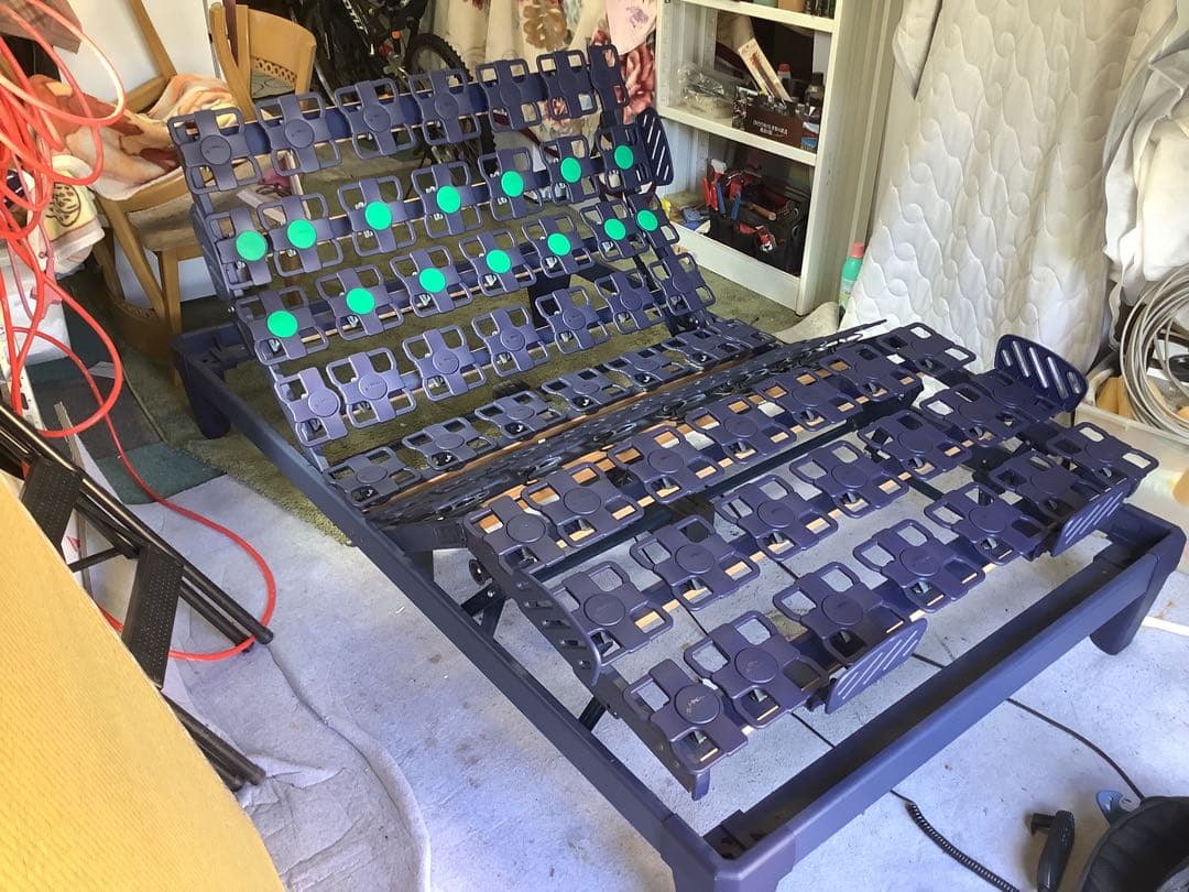 テンピュール 電動セミダブルベッド本体