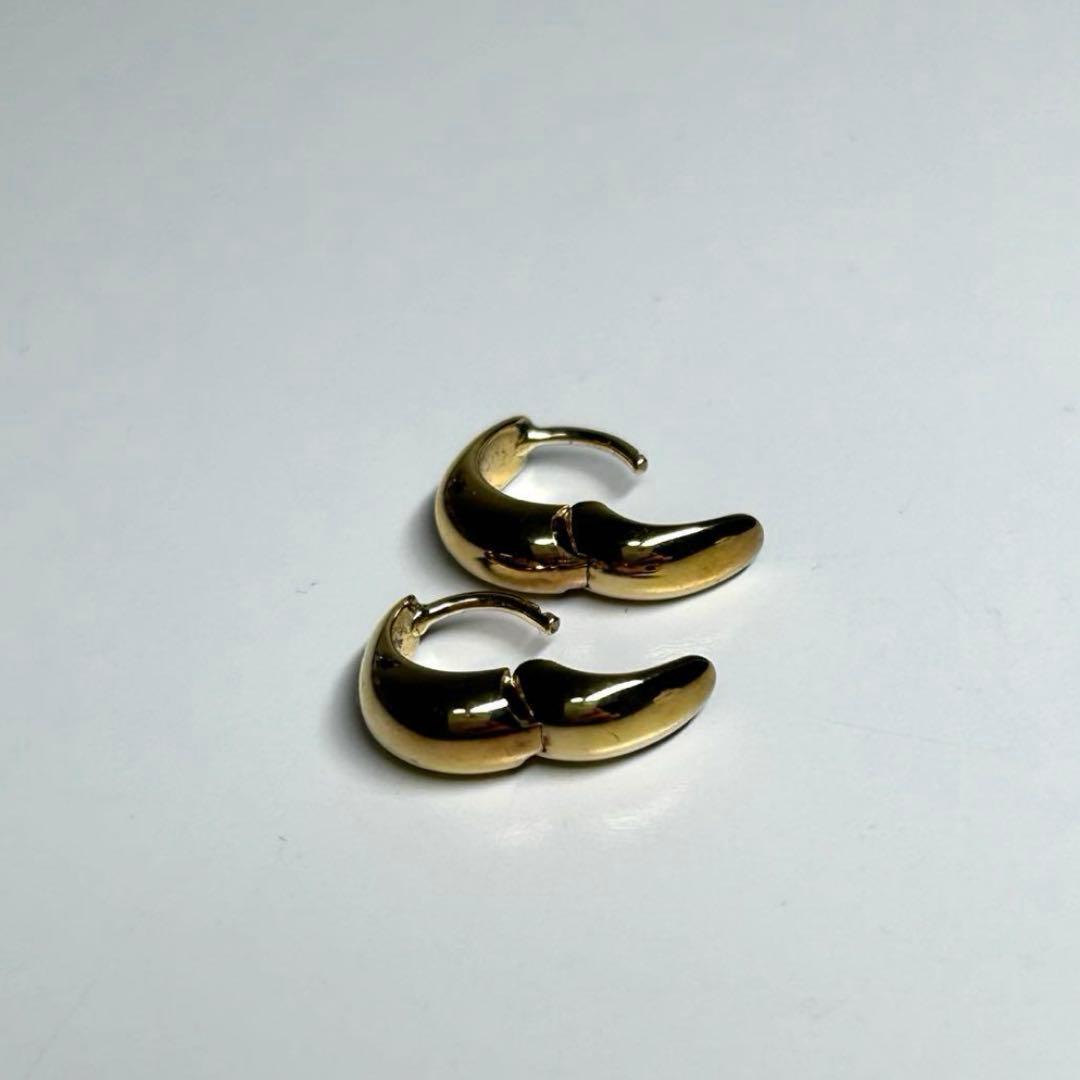 TOMWOOD トムウッド ICE HOOP SMALL GOLD ピアス
