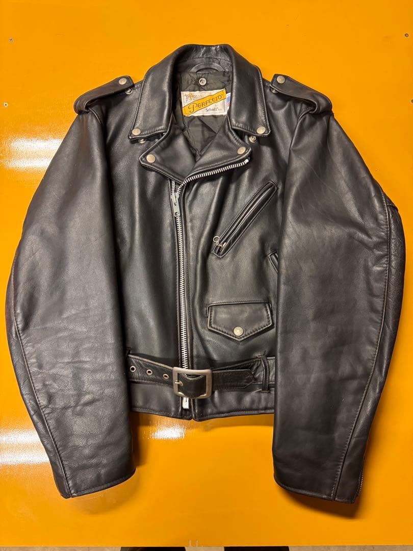 SCHOTT 【618/ダブルライダース ジャケット】40 ステアハイド USA