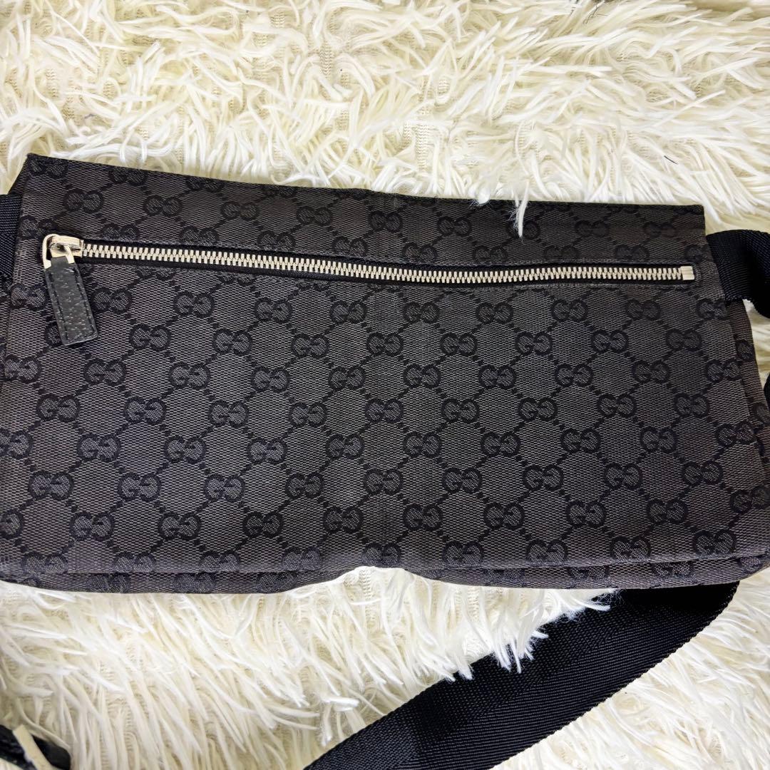 GUCCIグッチ⭐︎ボディバッグ⭐︎GGパターン⭐︎ブラック⭐︎