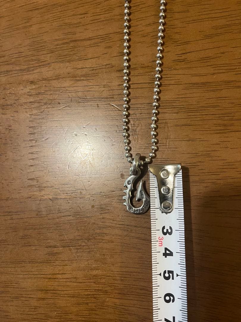 ビルウォールレザー　シルバーアクセ　チェーン　トップ　BWL フィッシュフック