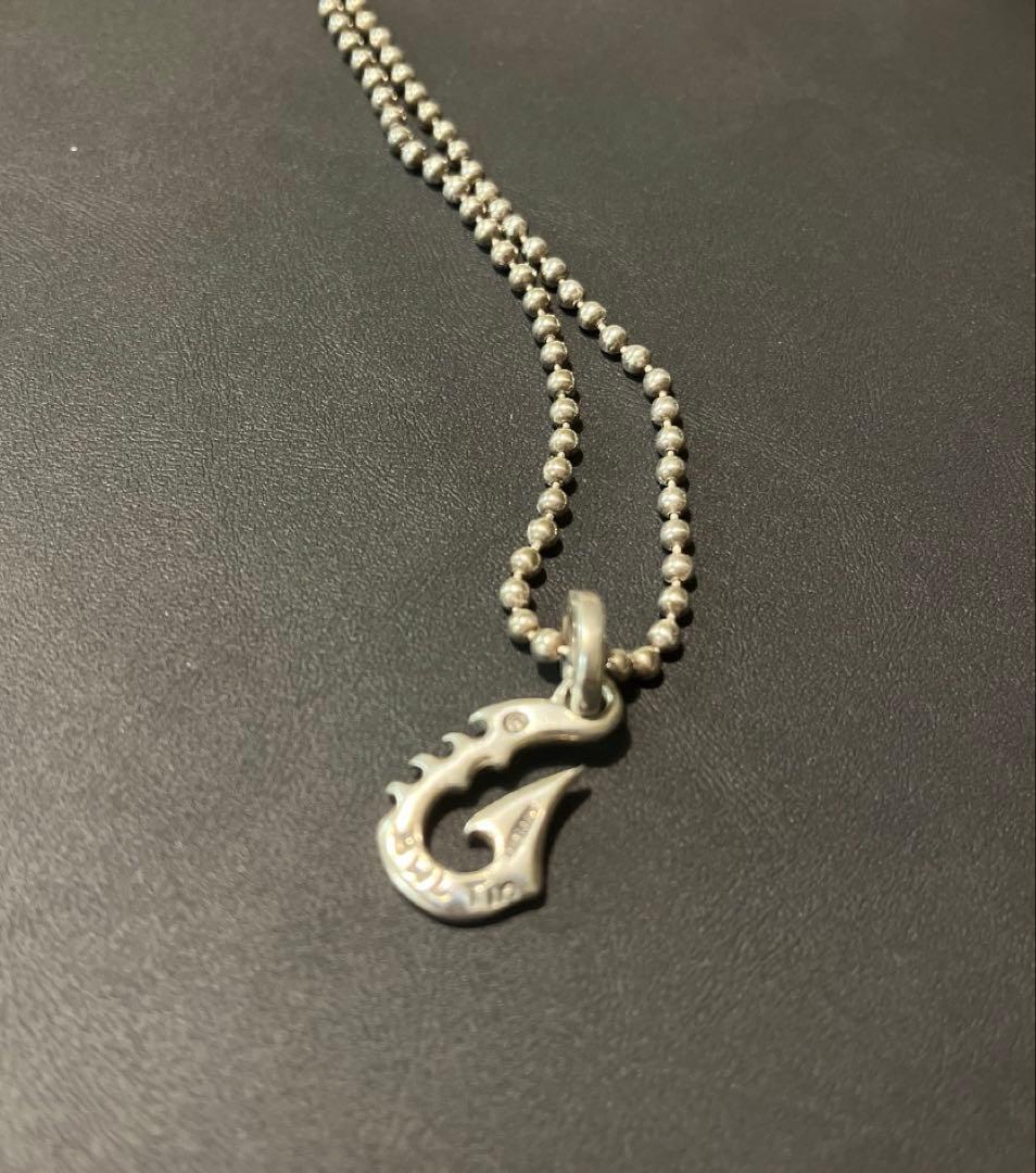 ビルウォールレザー　シルバーアクセ　チェーン　トップ　BWL フィッシュフック