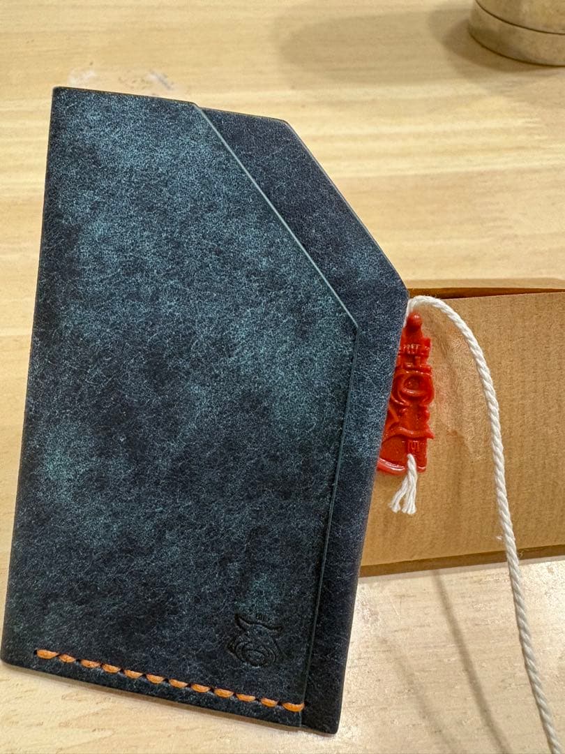 STR handmade 革財布　札入れ