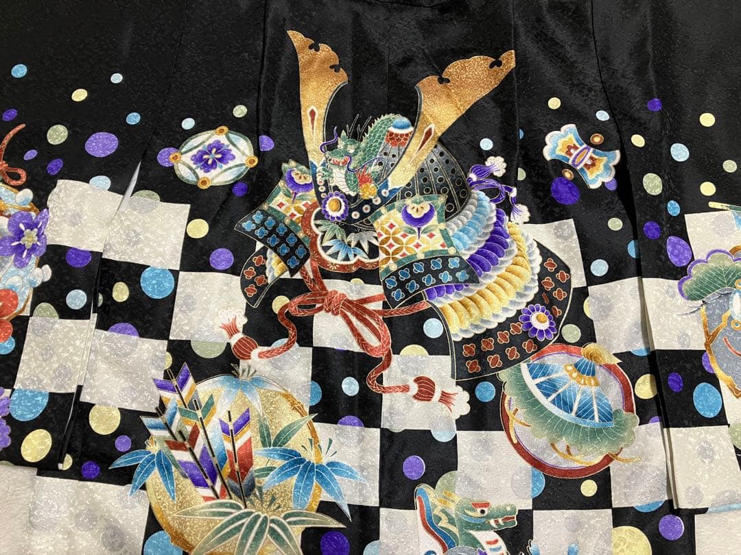 七五三　着物 子供用 祝着　5歳　男の子