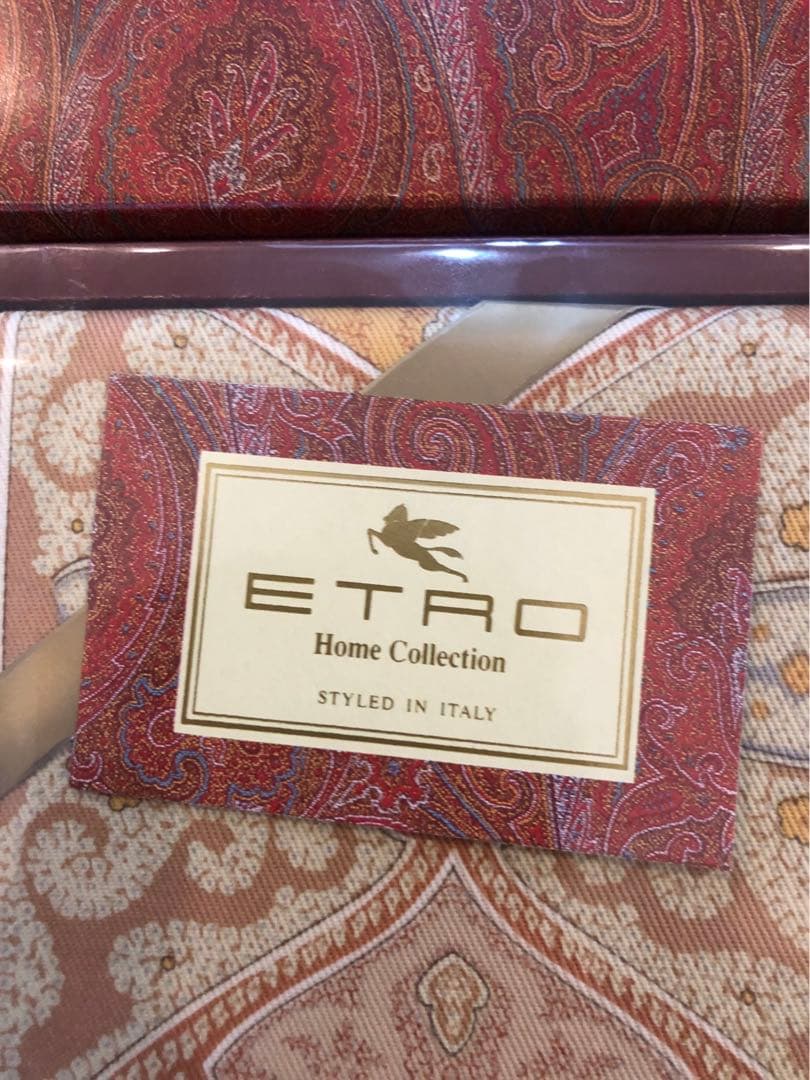 エトロ　ETRO 携帯安定　フラットシーツ　150×250 新品　箱付き