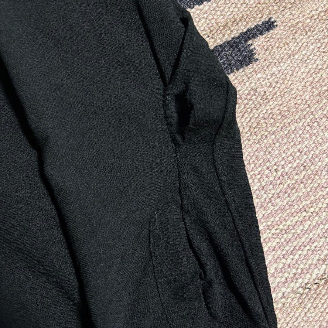 60s ブラックレーヨンシャツ　ギャバシャツ　ヴィンテージ　usa製 50s