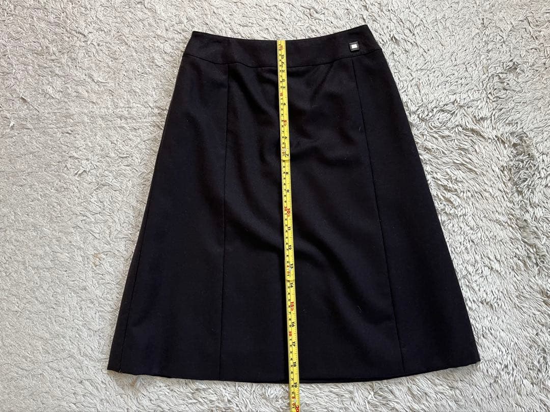 CHANEL・カシミヤ混woolスカート極美品