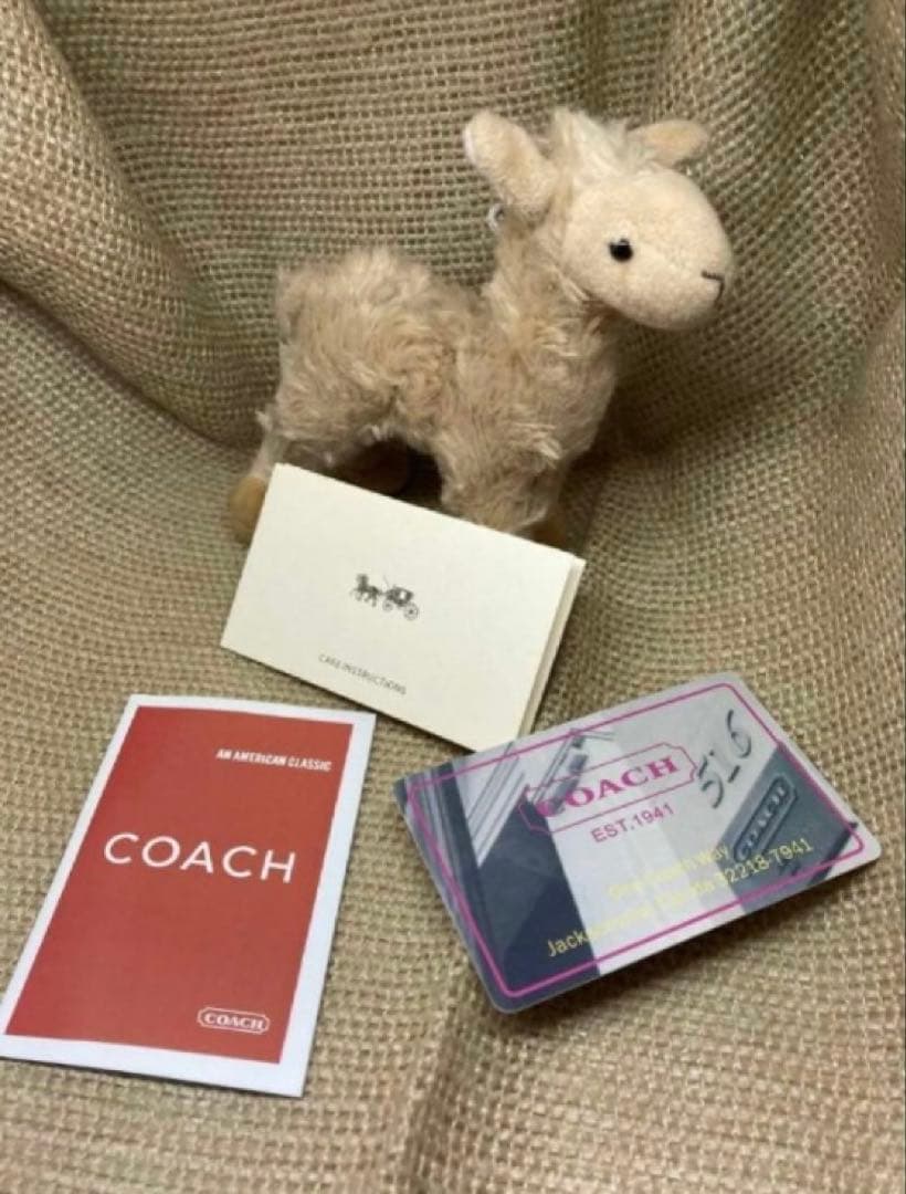 COACH　コーチ　C0082　二つ折り財布　ラグジュアリー　カーキ