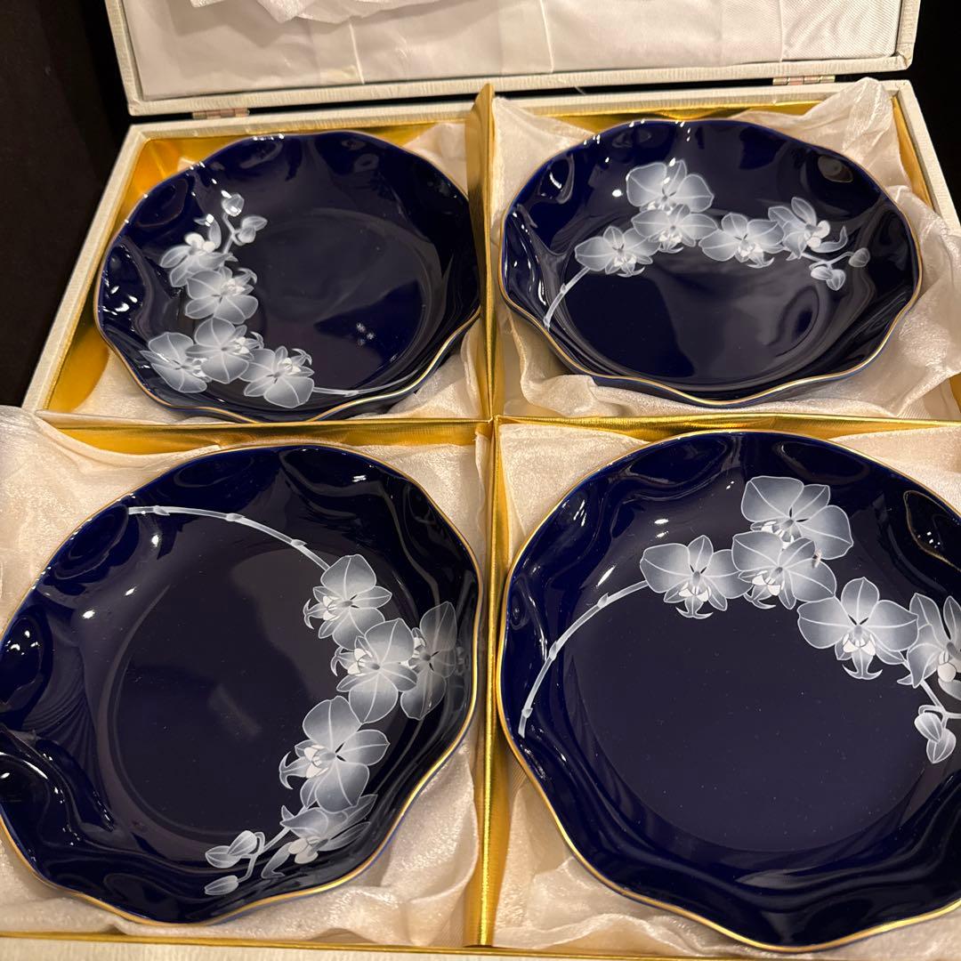 ［新品］香蘭社 ルリ胡蝶蘭 パーティーセット お正月