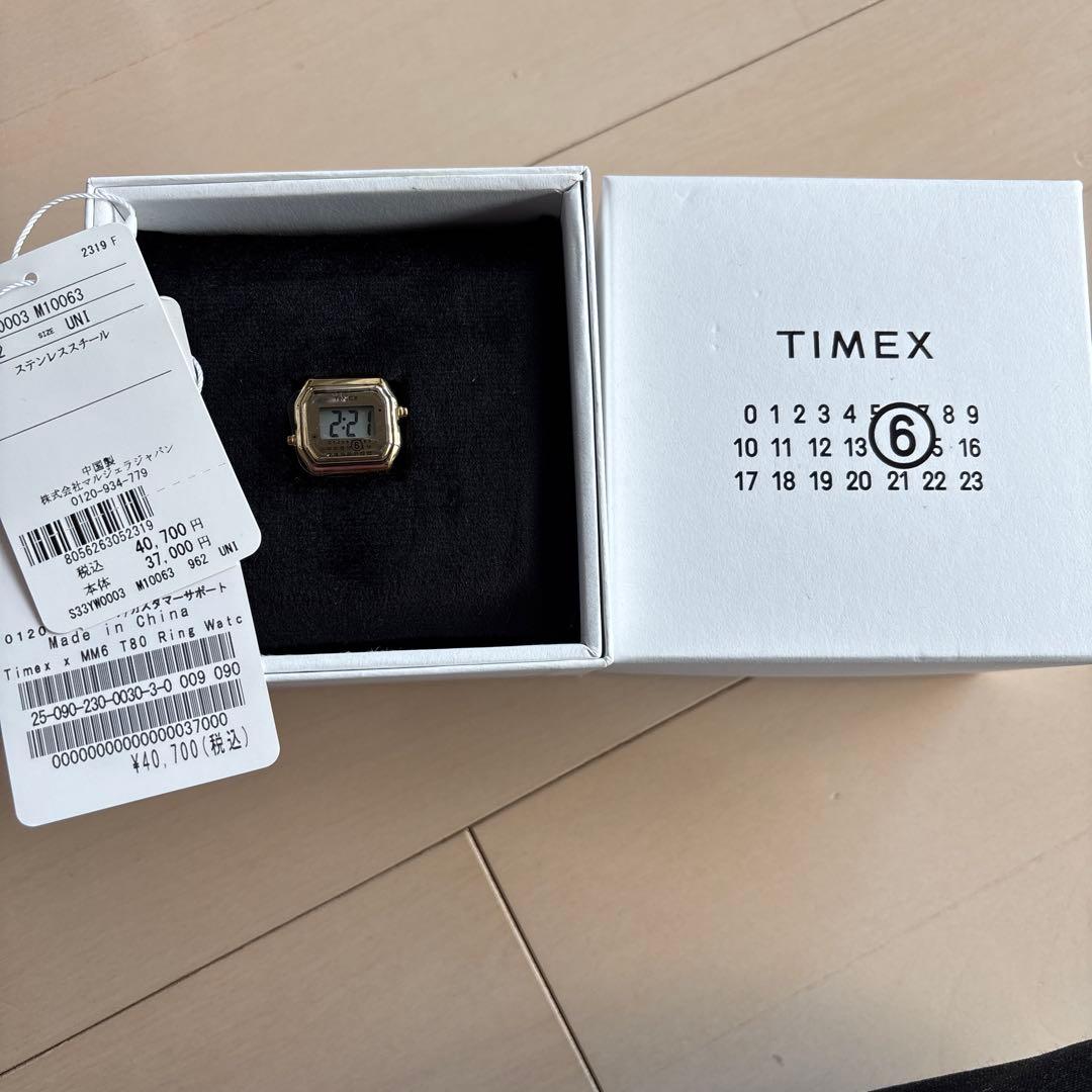 Timex x MM6 T80 Ring Watch Size S/M リング
