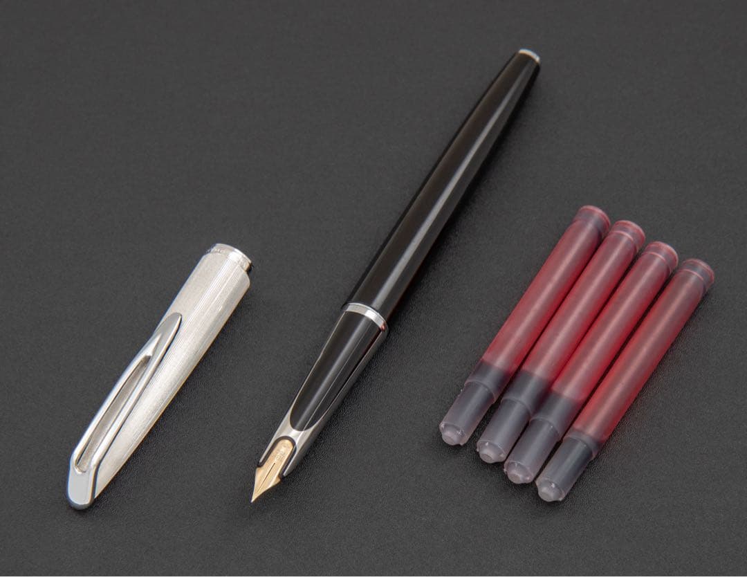 ウォーターマン CF クロムキャップ万年筆　カートリッジ付　waterman