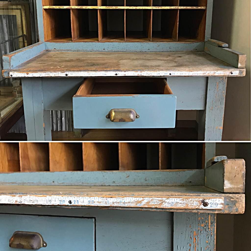 ペイント仕分け棚 イギリスアンティーク 什器 家具 棚　ラック