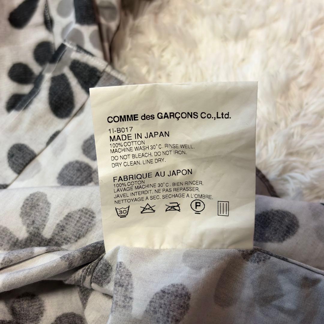 未使用級✨BLACK COMME des GARÇONS 花柄シャツ XS