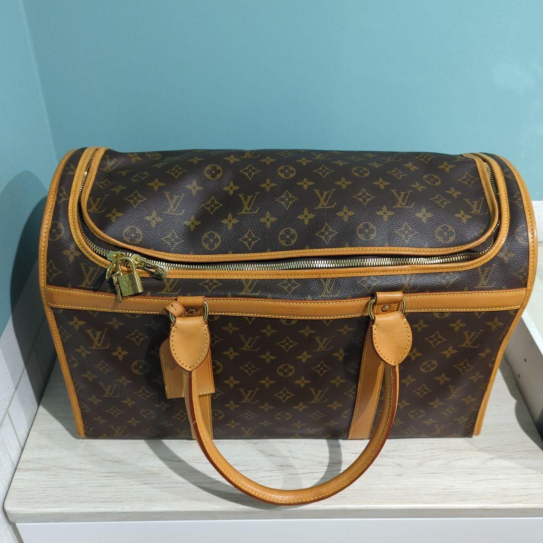 ルイヴィトン　サックシャン　ペットキャリー　ネームタグ付き　50cm