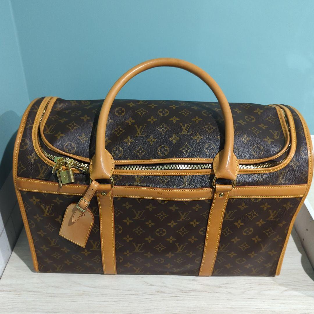 ルイヴィトン　サックシャン　ペットキャリー　ネームタグ付き　50cm