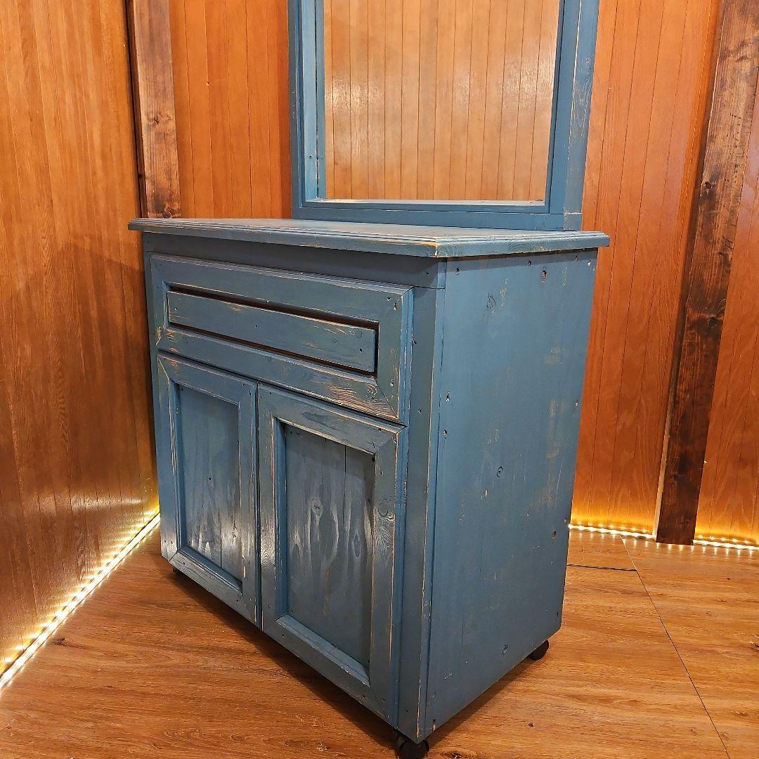 ハンドメイドドレッサー シャビーシック DIY 鏡台
