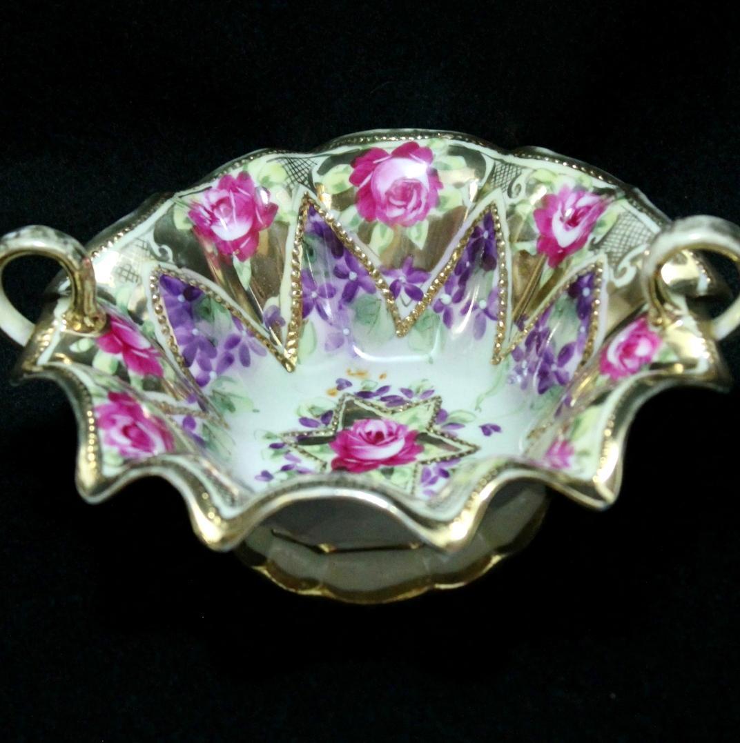 ★華麗 煌びやかな輝き メープルリーフ印 オールドノリタケ 骨董品
