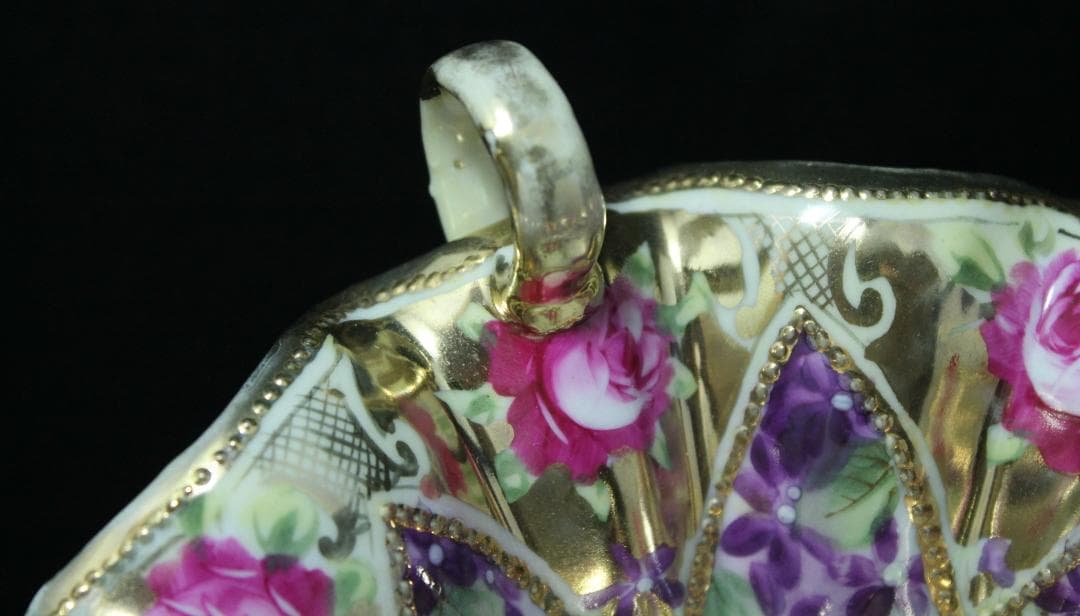 ★華麗 煌びやかな輝き メープルリーフ印 オールドノリタケ 骨董品