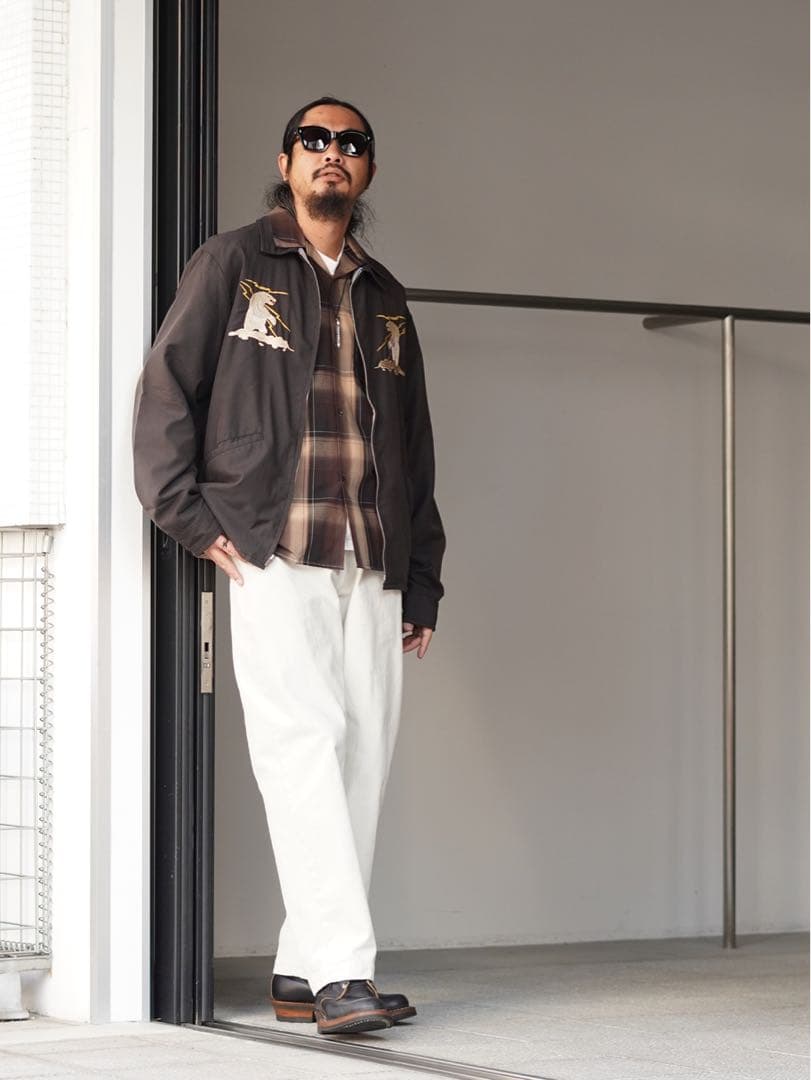 Gold alaska jacket スカジャン　aged model