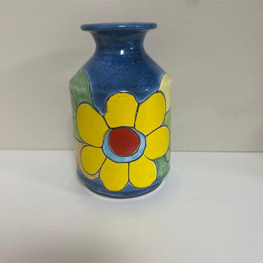 ニーノ・パルッカ（Nino Parrucca）のイタリア製シチリア陶器の花瓶　花