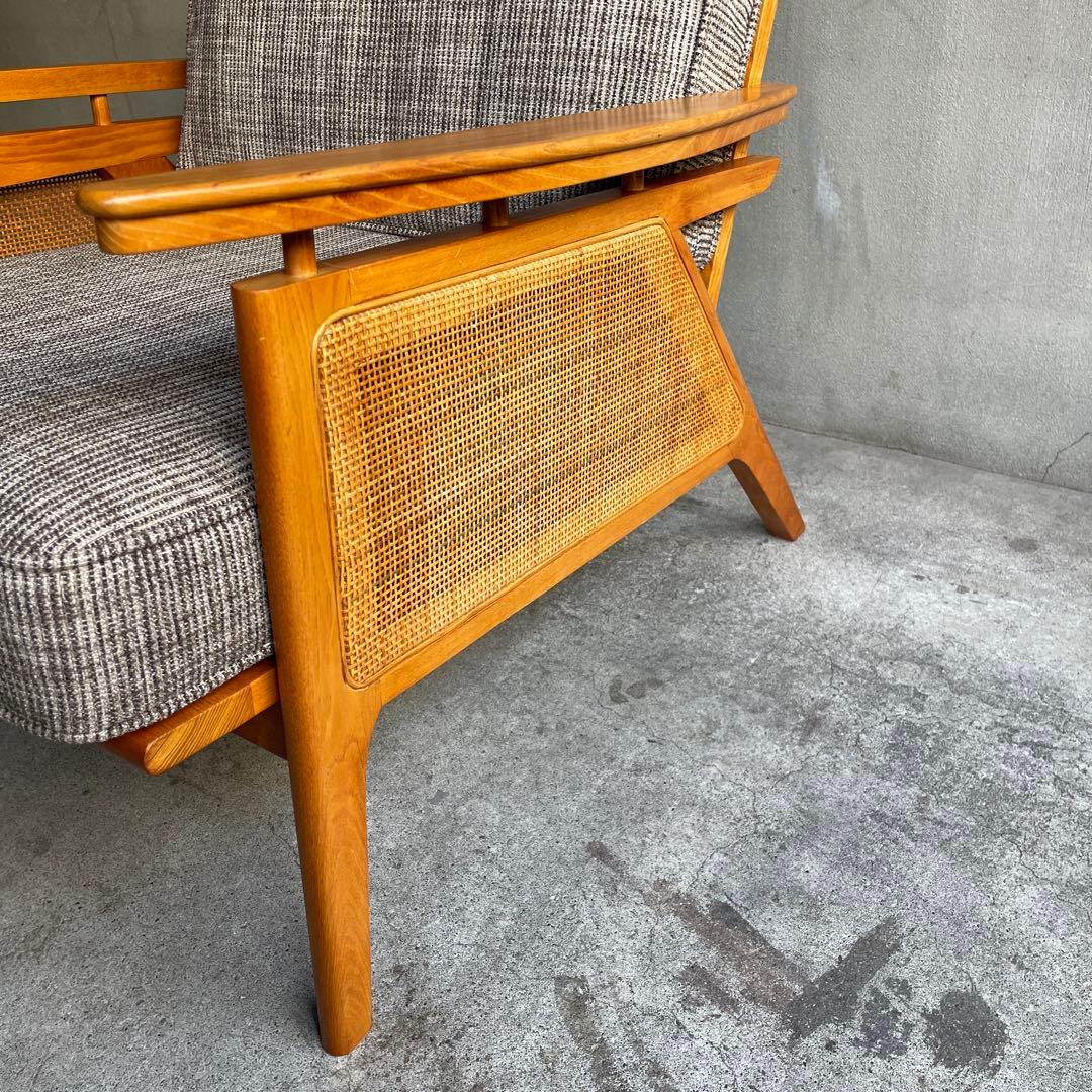 極美品　ACME Furniture ウィッカーラウンジチェア