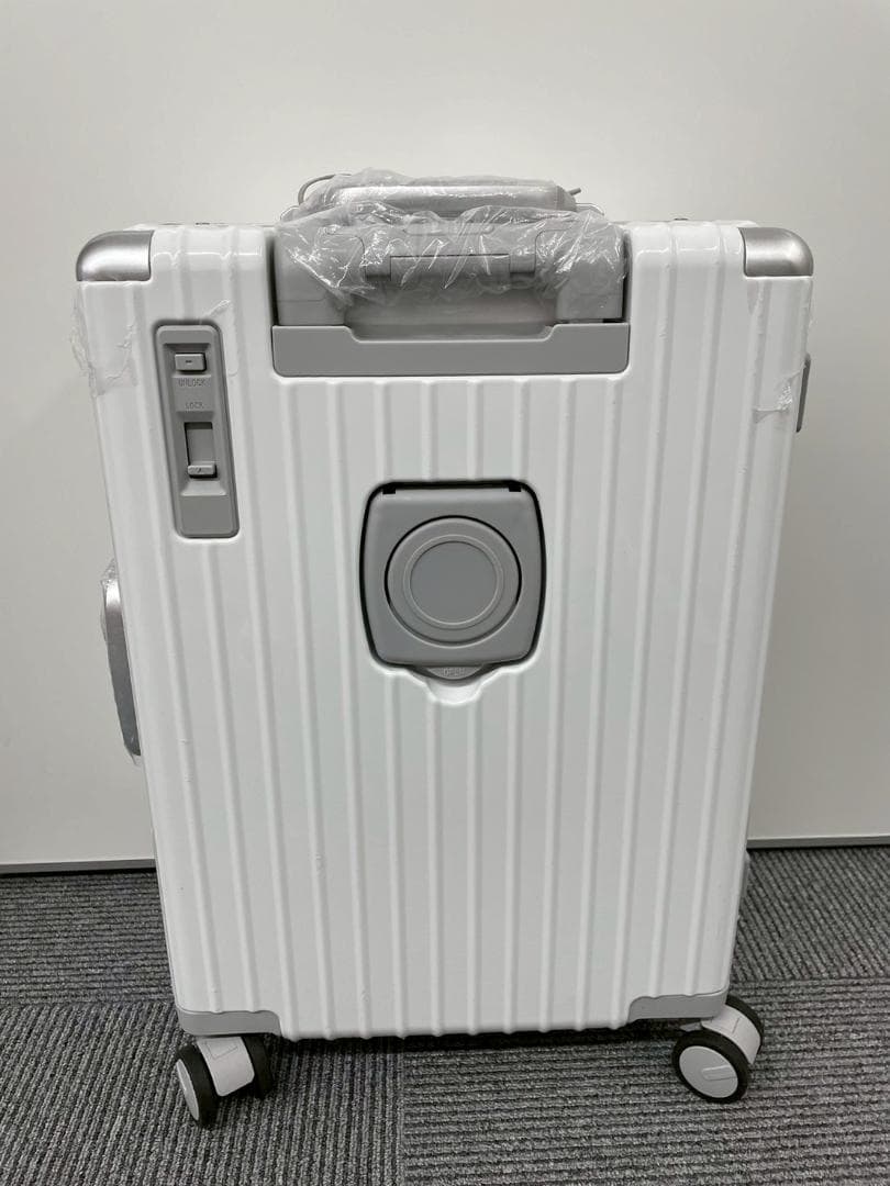 リベティ多機能キャリーケース【エナメルホワイトSサイズ】73