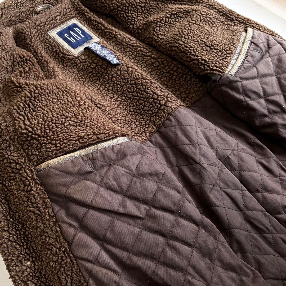 【old gap】Cow leather car coat 90's