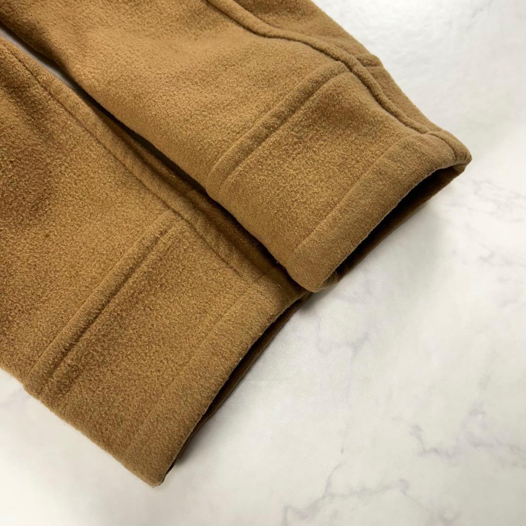 バーバリーブルーレーベル ダッフルコート ノバチェック キャメル トグル ウール