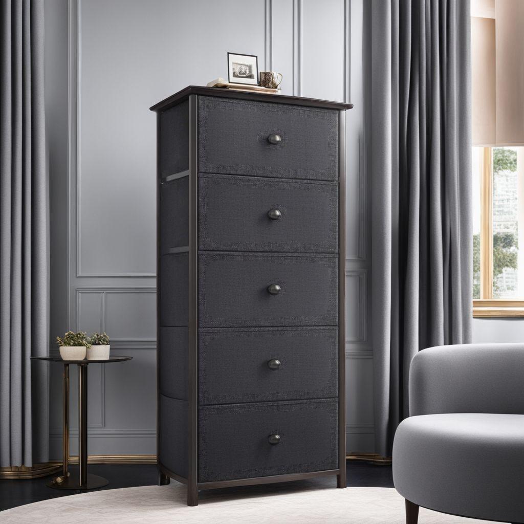 5段 機能性とデザインを兼ね備え ラック 収納 チェスト