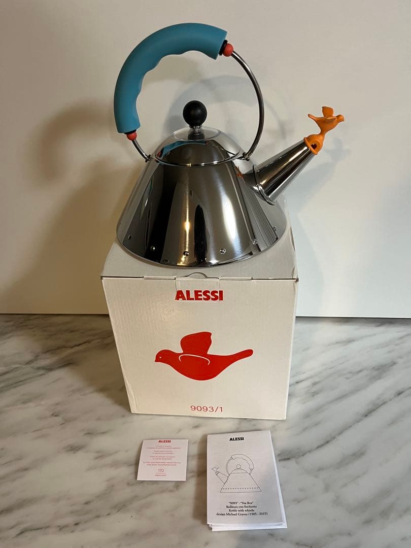 ALESSI 2627192 ケトル　1リットル-ライトブルー