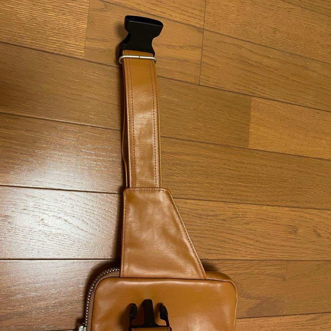 【PORTER】ポーター　キャメル　ボディバッグ　ヒップバッグ　ショルダーバッグ