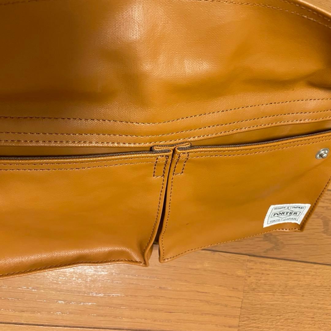 【PORTER】ポーター　キャメル　ボディバッグ　ヒップバッグ　ショルダーバッグ