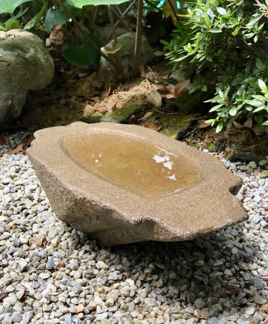 【自然石・寄せ植え鉢・多肉植物鉢・石鉢】造園水石飾り石ガーデニングバードバス